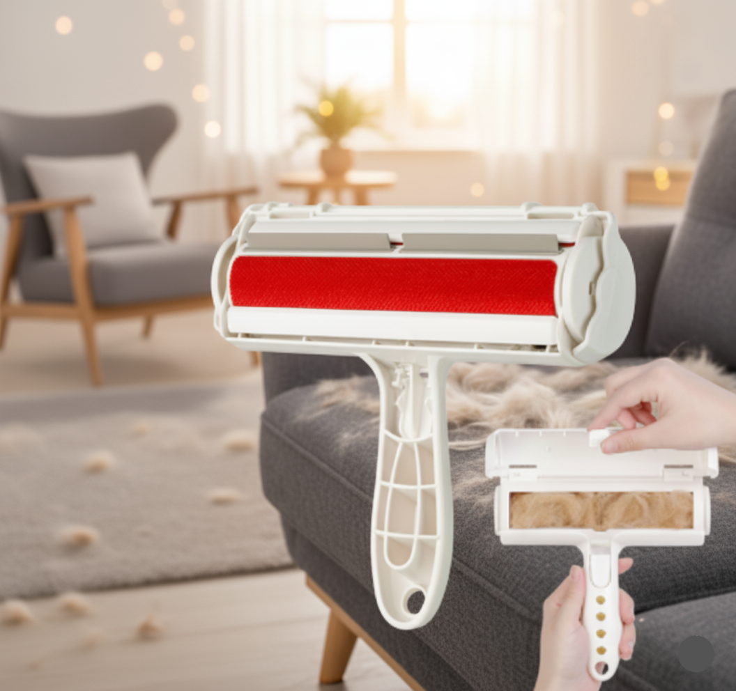 Effortless Pet Hair Removal: Reusable Lint Roller for Dogs & Cats - Your Ultimate Fur-Busting Tool
