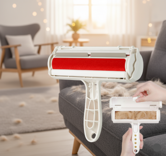 Effortless Pet Hair Removal: Reusable Lint Roller for Dogs & Cats - Your Ultimate Fur-Busting Tool