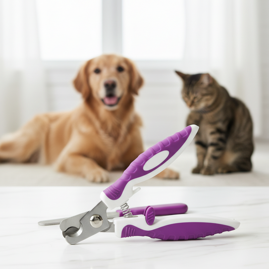 Pets ABS Stainless Steel Nail Clippers Scissors Files Dogs Cats Claw Trimmer Cutter Grooming Tools Set