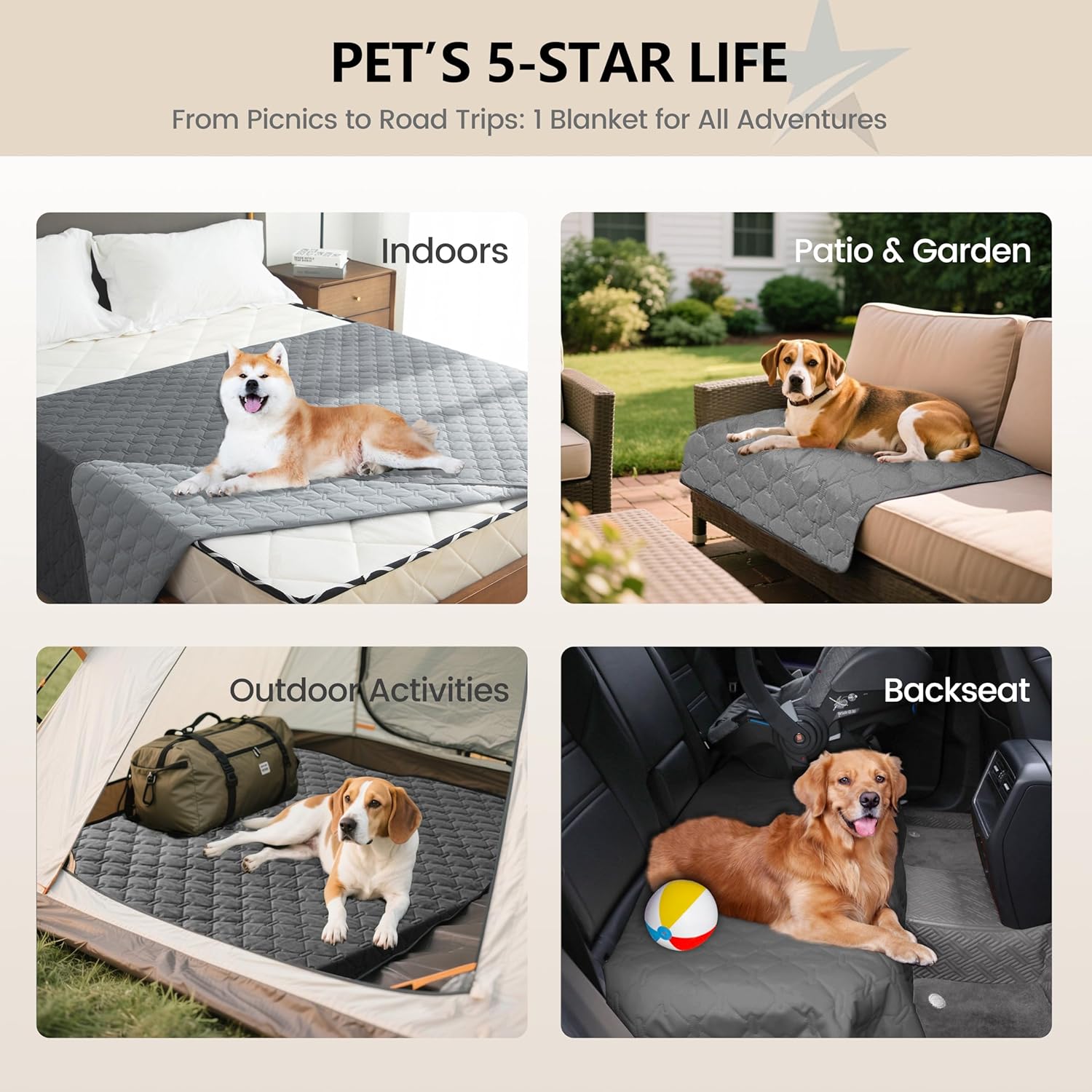 3X Stronger Waterproof Pet Blanket