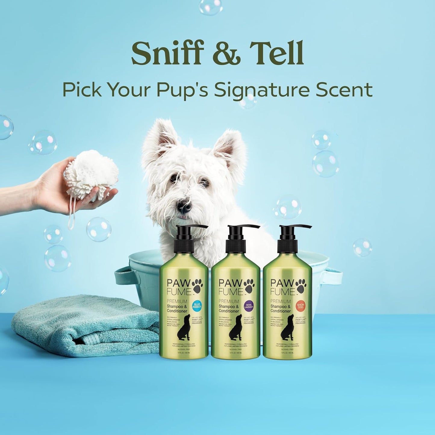 PAWFUME Dog Shampoo and Conditioner