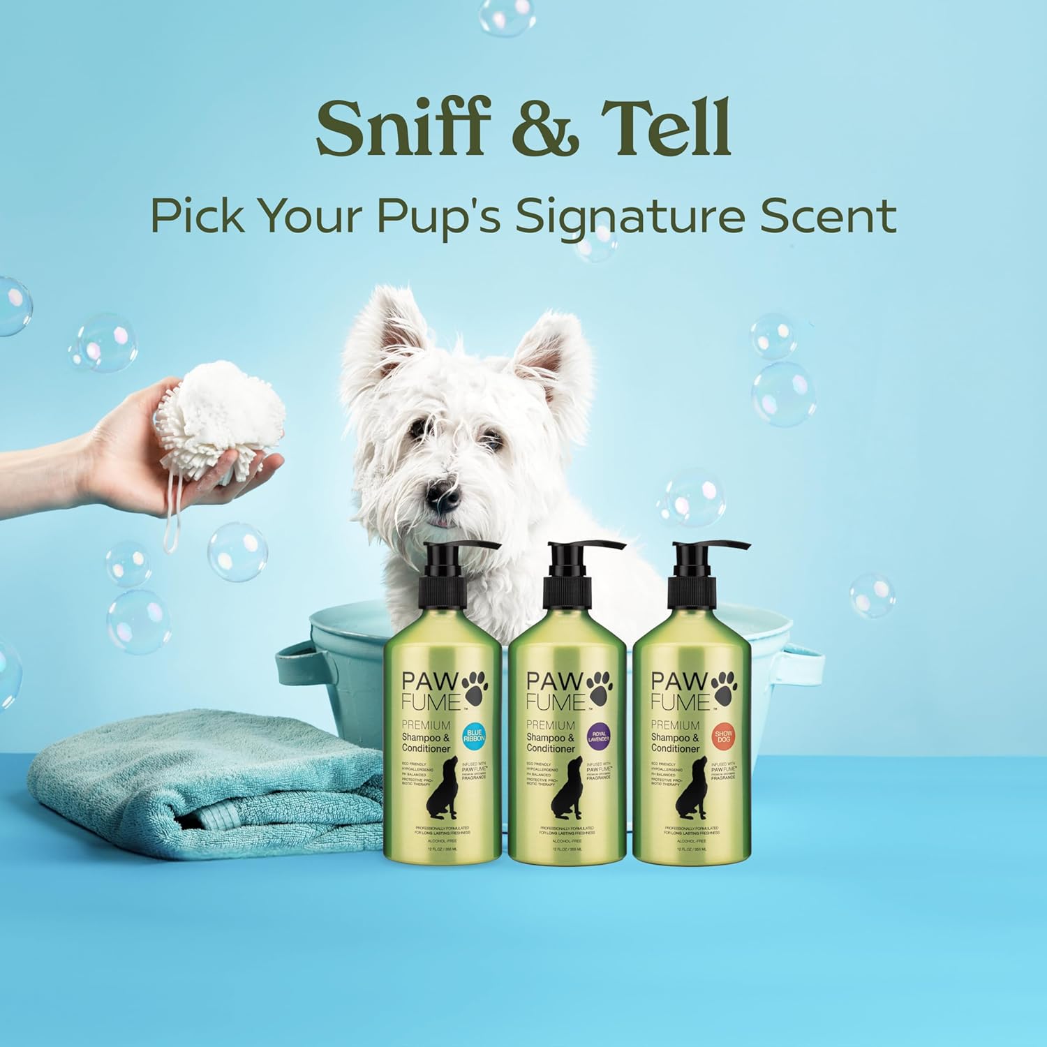 PAWFUME Dog Shampoo and Conditioner