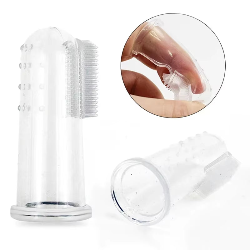 Revolutionary Soft Silicone Finger Toothbrush for Dogs and Cats - Eliminate Bad Breath and Tartar with Ease!