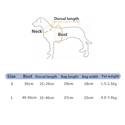 Adjustable Dog Front Carrier Legs Out Dog Backpack Carrier Pet Carrier Backpack for Small Dogs Cats and Puppies